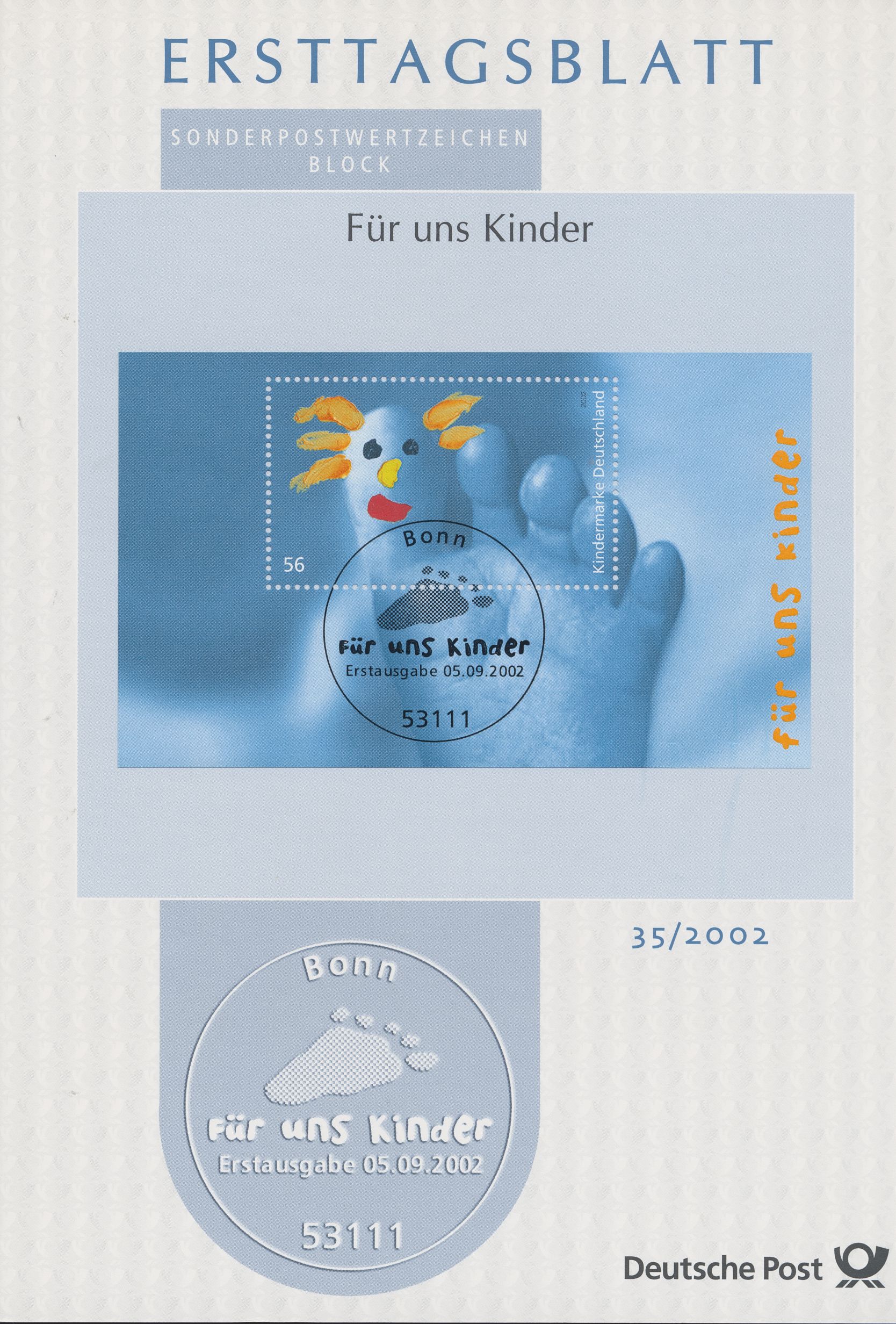 BRD Ersttagsblätter Jahrgang 2002