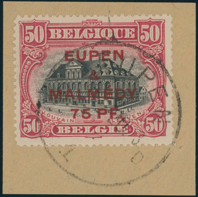 EUPEN UND MALMÉDY 1920 MiNr. 6 C