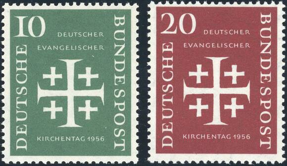 BRD 1956 MiNr. 235-236