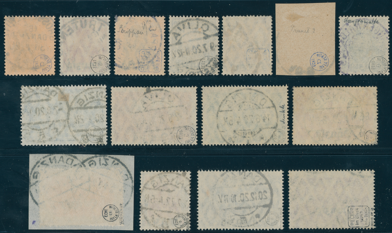 DANZIG 1920 MiNr. 1-15