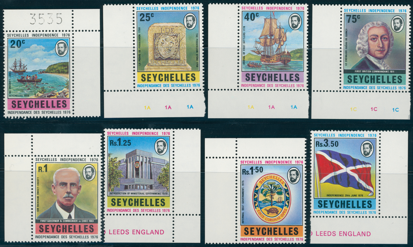 SEYCHELLEN 1976 MiNr. 348-355