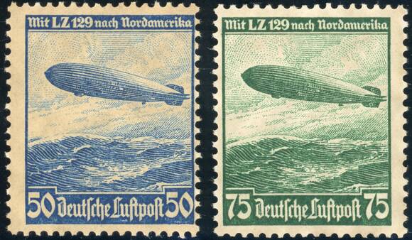 Deutsches Reich 1936 MiNr. 606-607 X