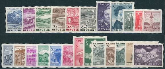 Österreich 1962 Jahrgang komplett Österreich 1962 Jahrgang komplett