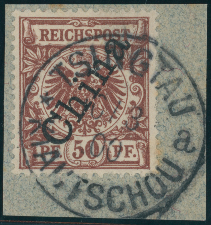 KIAUTSCHOU 1900 VORLÄUFER MiNr. V 6 II