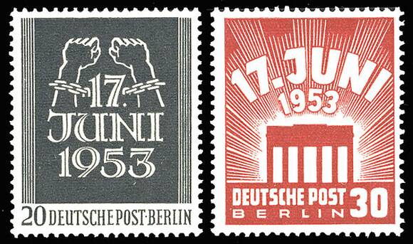 BERLIN 1953 MiNr. 110-111
