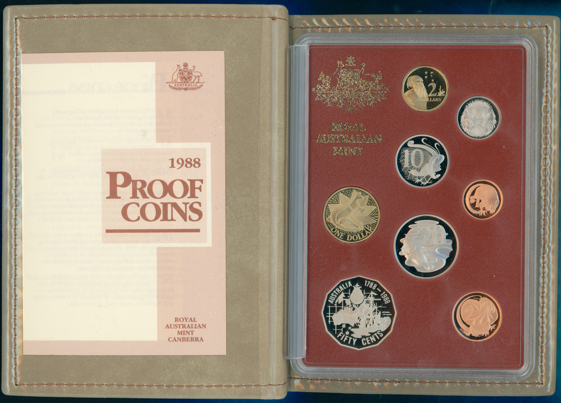 AUSTRALIEN Proof Coin Set 1988