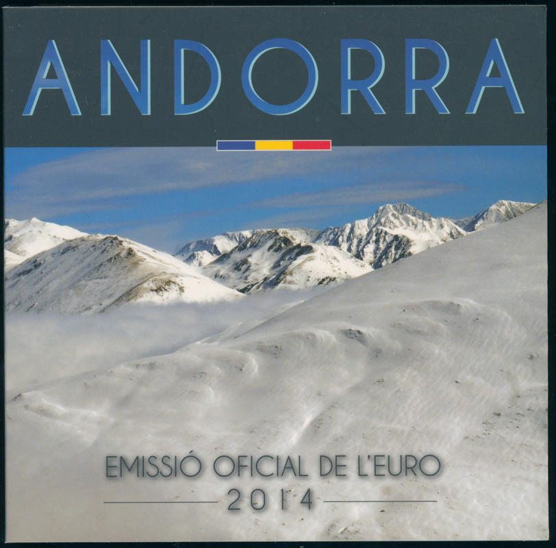 ANDORRA 2014 offizieller Kursmünzensatz