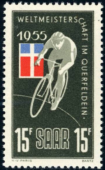SAARLAND 1955 MiNr. 357