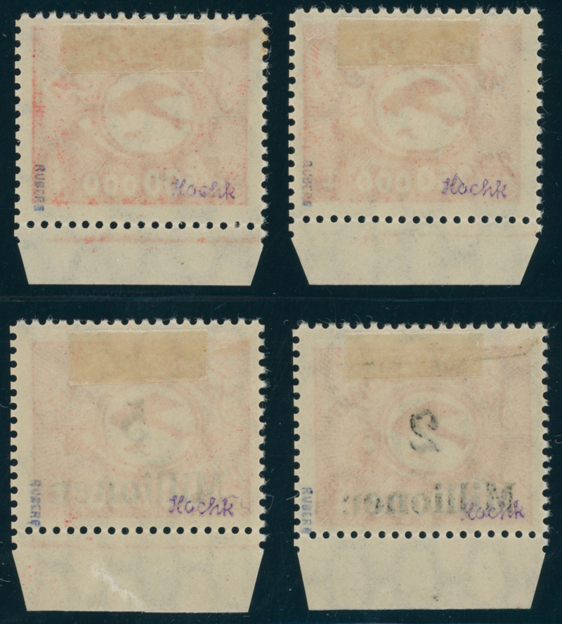 DANZIG 1923 MiNr. 177-180