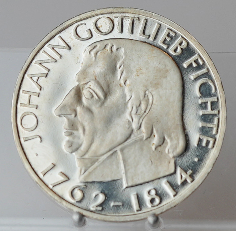 BRD 5 DM Fichte 1964 J Polierte Platte Jaeger 393 PP