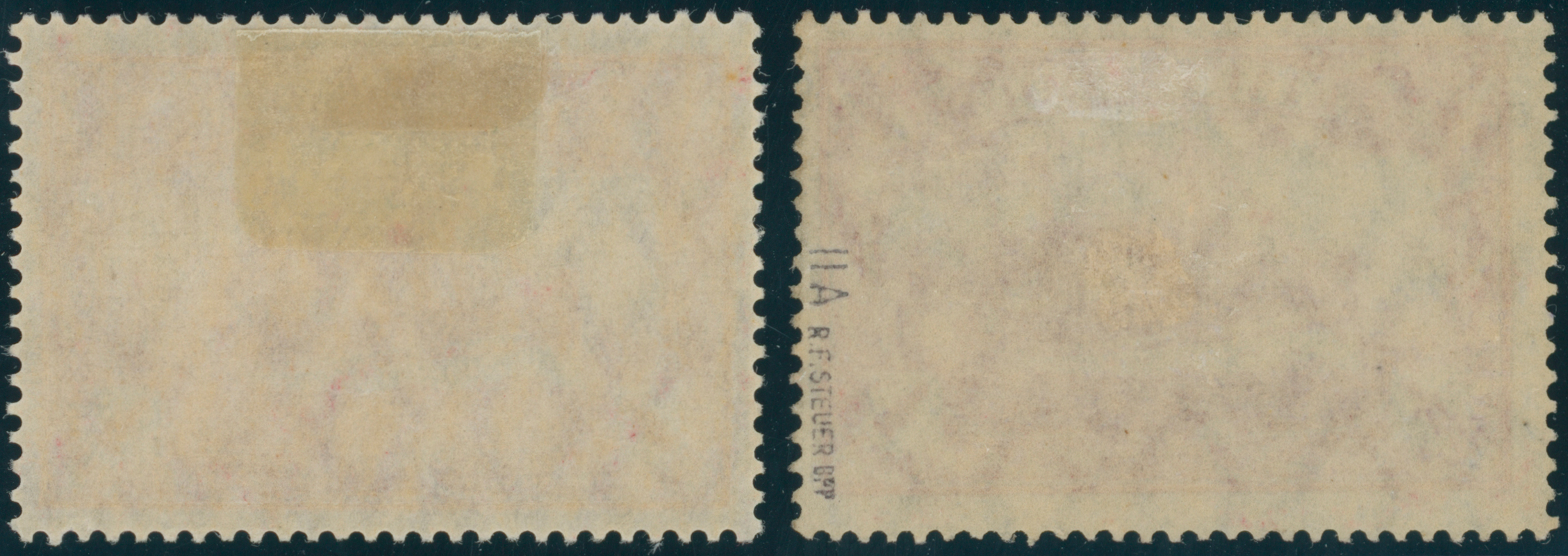 KIAUTSCHOU 1918/19 MiNr. 34 II A + B