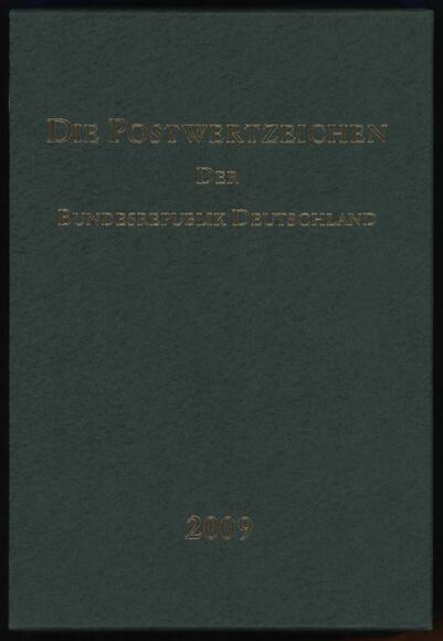 BRD 2009 Jahreszusammenstellung Jahrbuch BRD 2009 Jahreszusammenstellung Jahrbuch