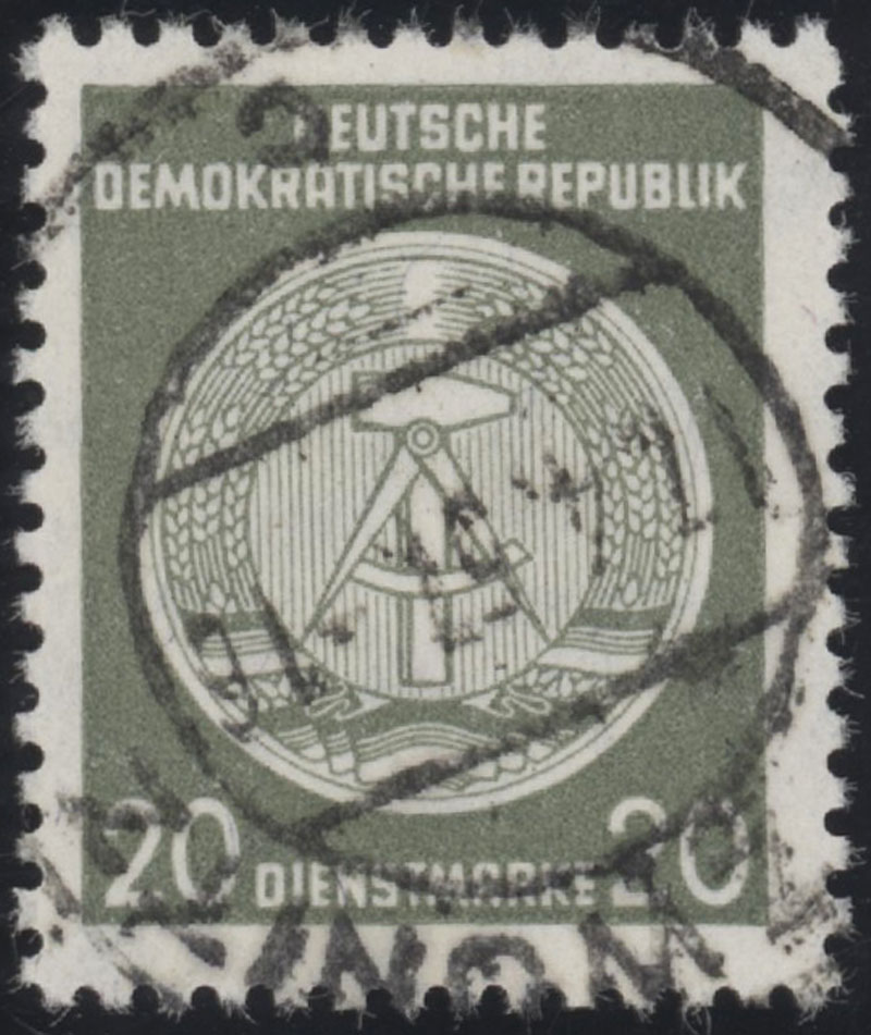 DDR-Dienst MiNr. A 32 y I XI