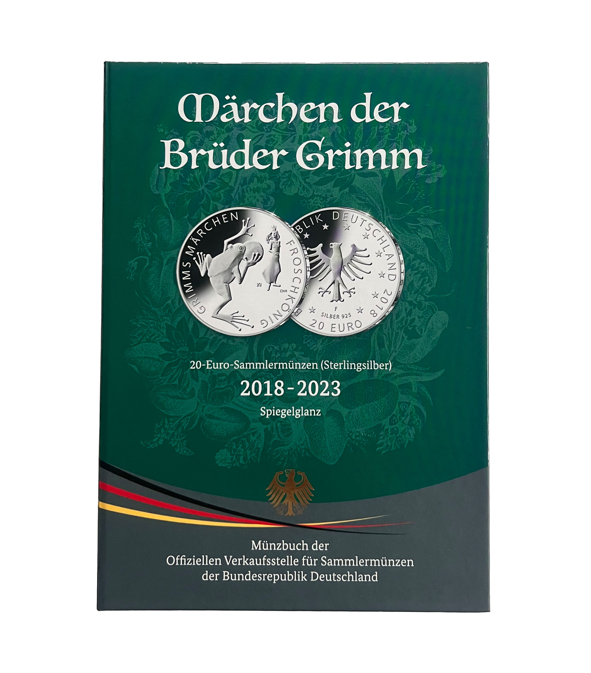 MÜNZBUCH 2018-2023 Märchen der Gebrüder Grimm mit 6 x 20 Euro PP