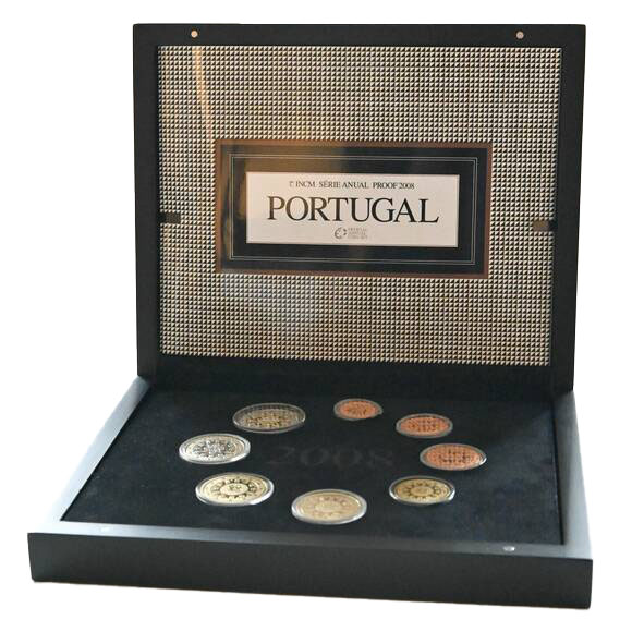 PORTUGAL 2008 Kursmünzensatz Proof