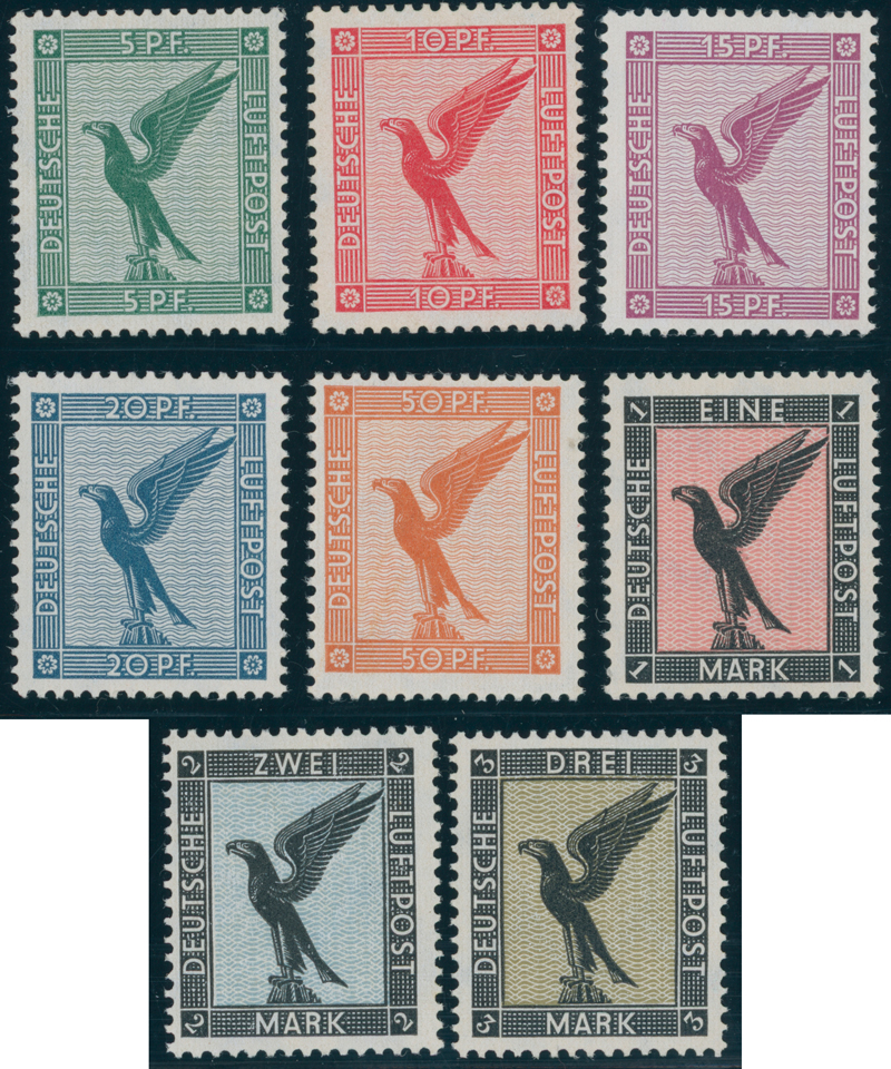 DEUTSCHES REICH 1926 MiNr. 378-384