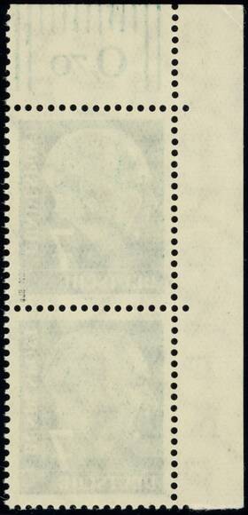 BRD 1954, MiNr. 181 x W DZ Druckerzeichen '5' positiv