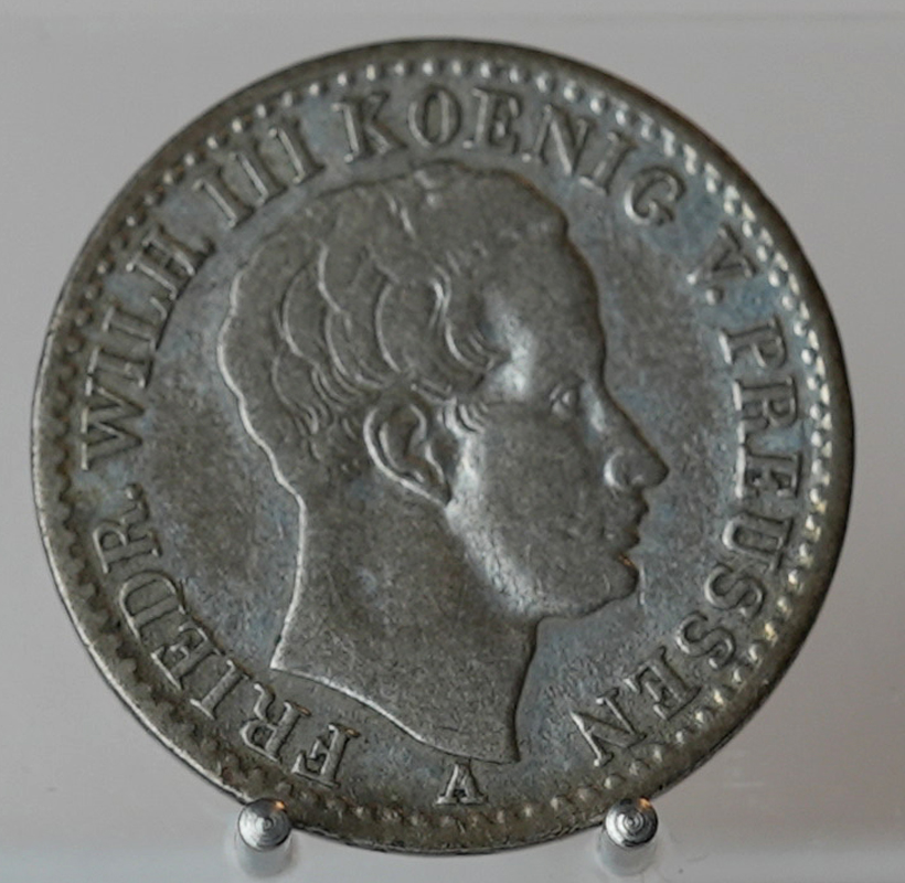 PREUSSEN 1/6 Taler 1827 A AKS 26