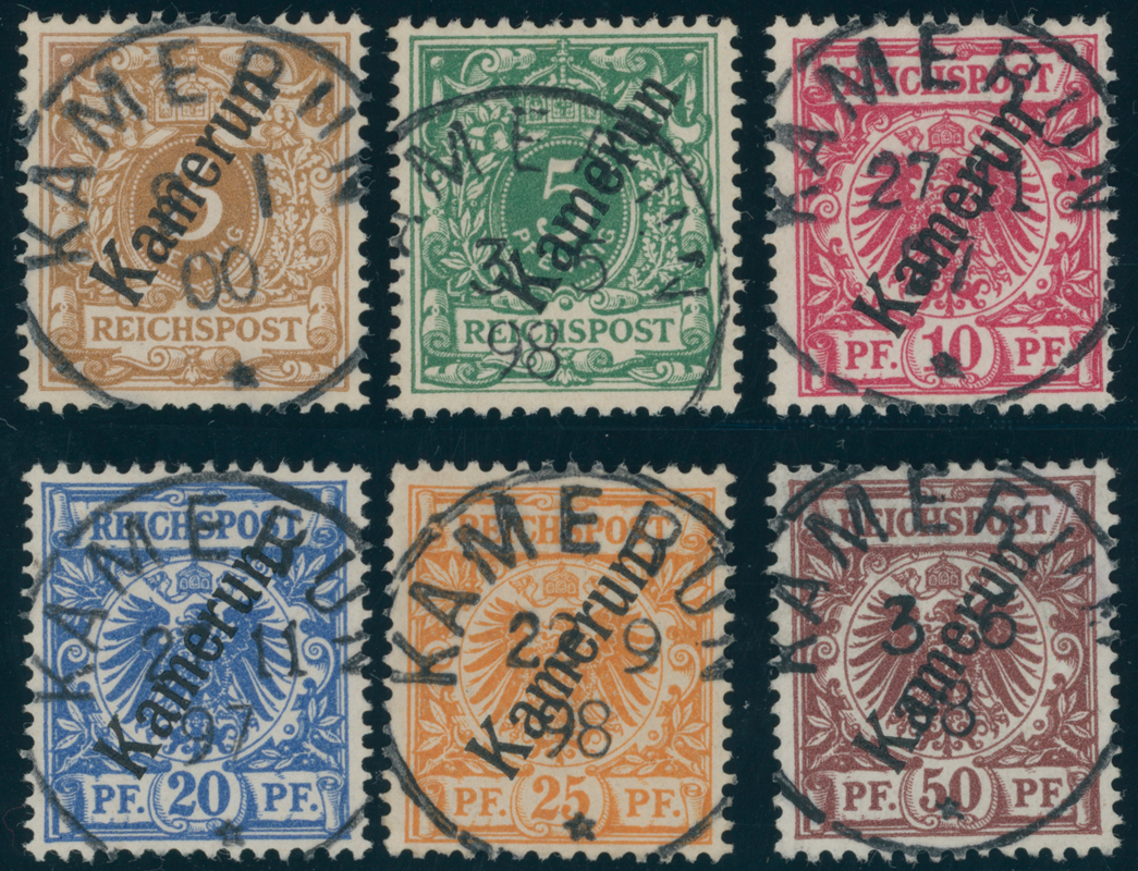 KAMERUN 1897 MiNr. 1-6