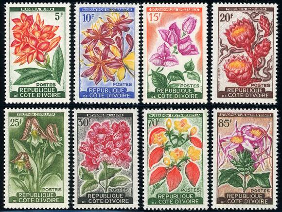 ELFENBEINKÜSTE 1961 MiNr. 223-230