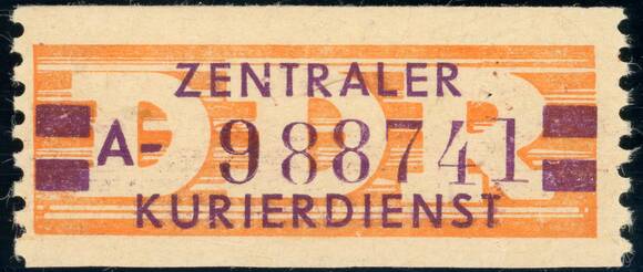 DDR-Dienst MiNr. B 23 A N