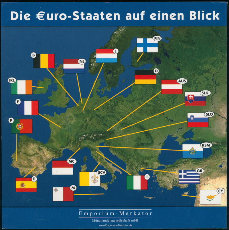 BRD 2009 10 Jahre WWU 5 x 2 Euro in schönem Folder
