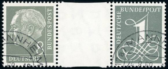 BRD 1960, MiNr. WZ 15 b Y I