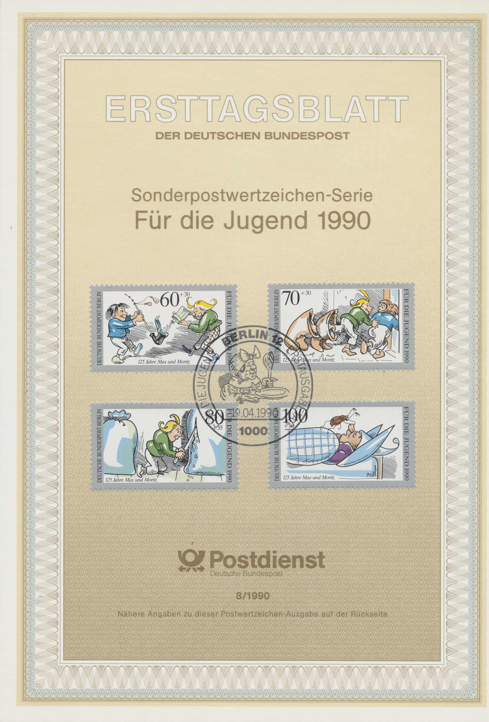 Berlin Ersttagsblätter Jahrgang 1990