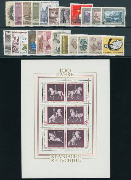 Österreich 1972 Jahrgang komplett Österreich 1972 Jahrgang komplett