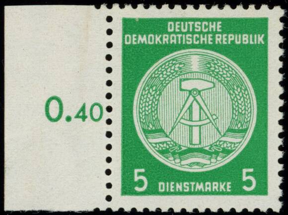 DDR-Dienst MiNr. A 18 x I YI