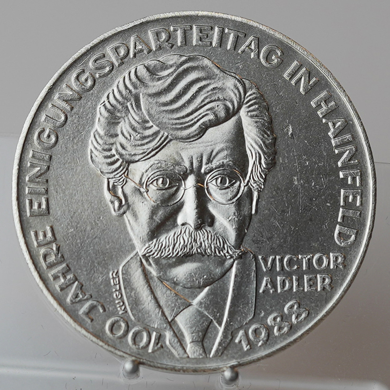 ÖSTERREICH 500 Schilling 1988 Sozialdemokratischer Einigungsparteitag