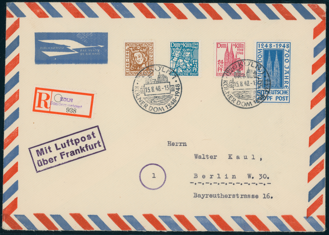 BIZONE 1948 MiNr. 69-72