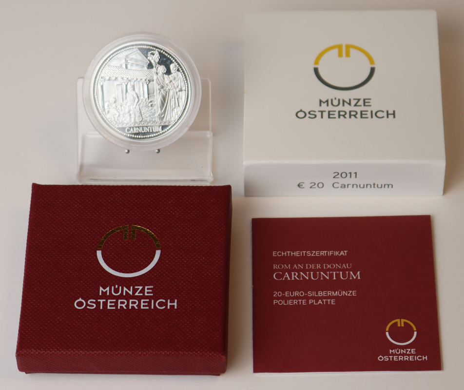 ÖSTERREICH 2011 20 Euro Carnuntum PP