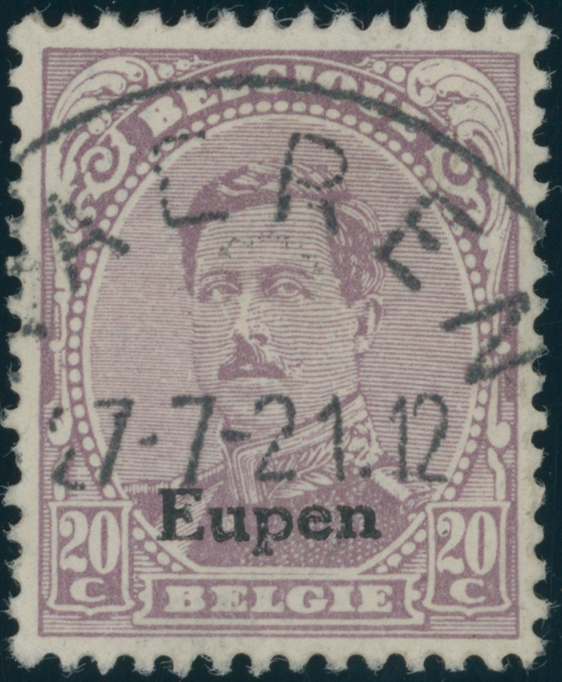 EUPEN 1920 MiNr. 6 A I PF