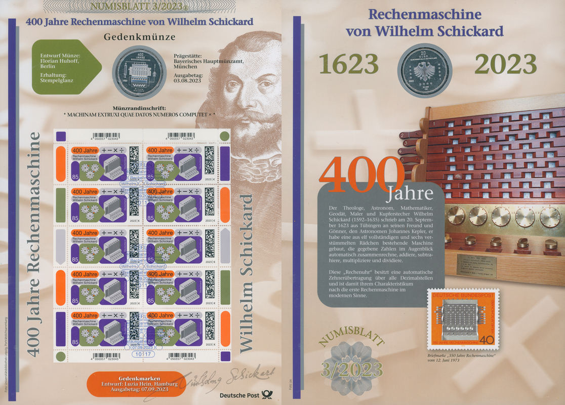 NUMISBLATT 3/2023 Deutsche Post mit Silber-Gedenkmünze 20 Euro
