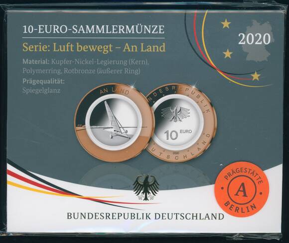 BRD 10 Euro An Land 2020 A