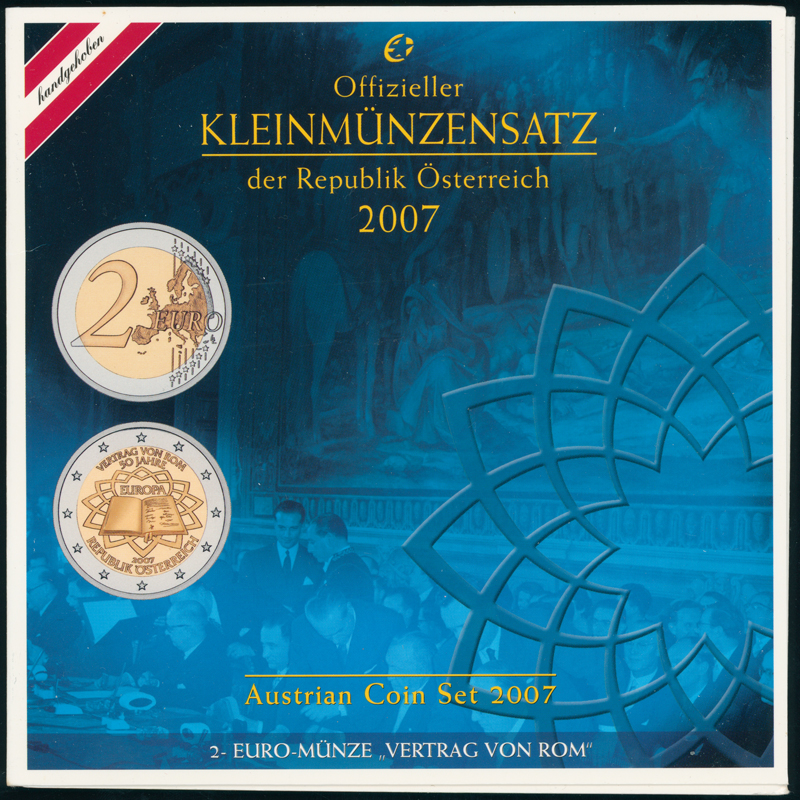 ÖSTERREICH offizieller Euro-Kursmünzensatz 2007