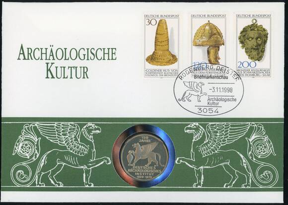 BRD 1979/1990 Numisbrief Archäologische Kultur BRD 1979/1990 Numisbrief Archäologische Kultur