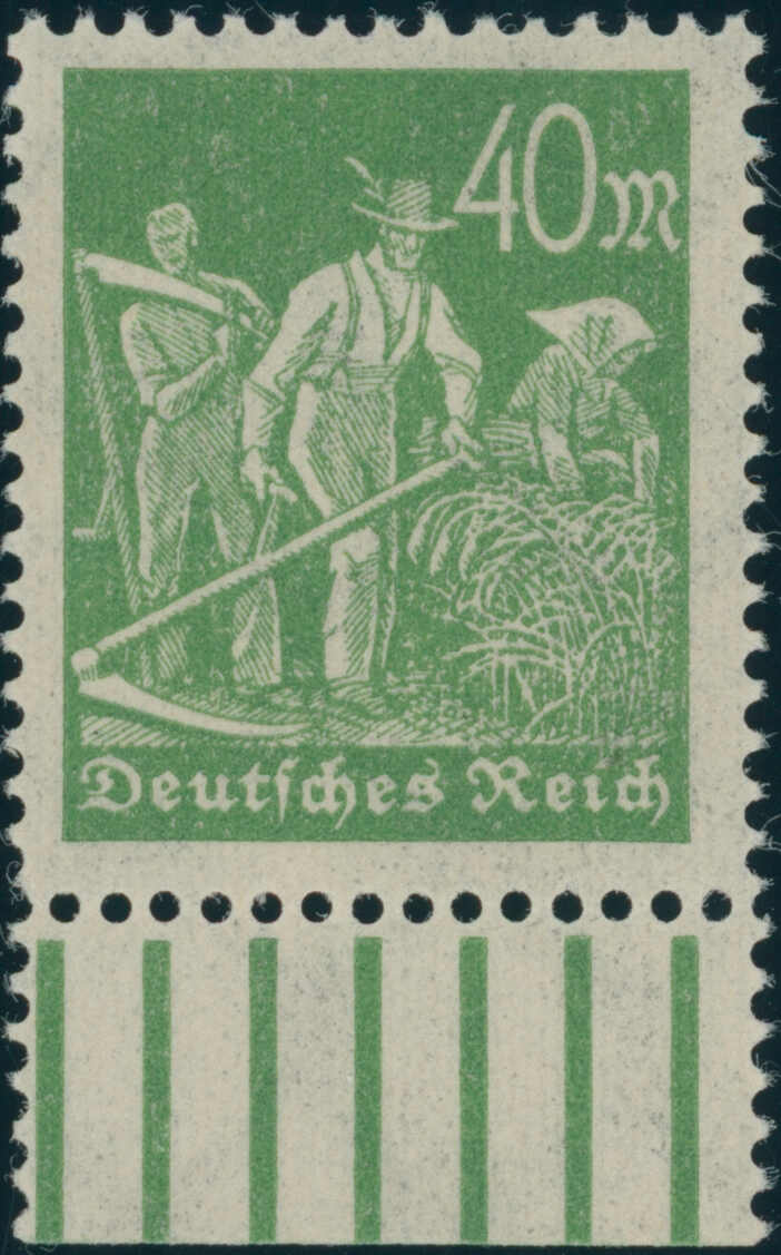 DEUTSCHES REICH 1923 MiNr. 244 c seltene Farbe