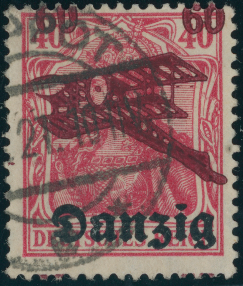 DANZIG 1920 MiNr. 51 AF I