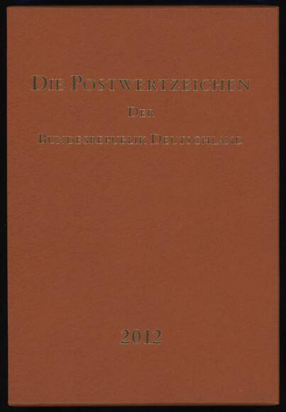 BRD 2012 Jahreszusammenstellung Jahrbuch BRD 2012 Jahreszusammenstellung Jahrbuch