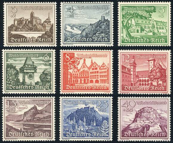 Deutsches Reich 1939 MiNr. 730-738