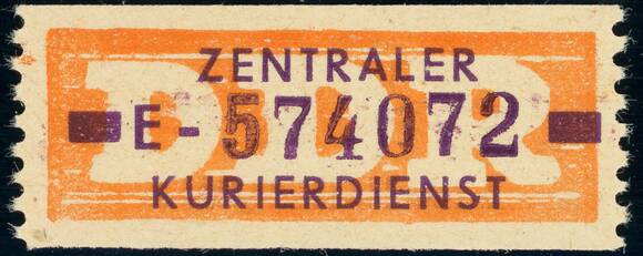 DDR-Dienst MiNr. B 22 E, Leipzig