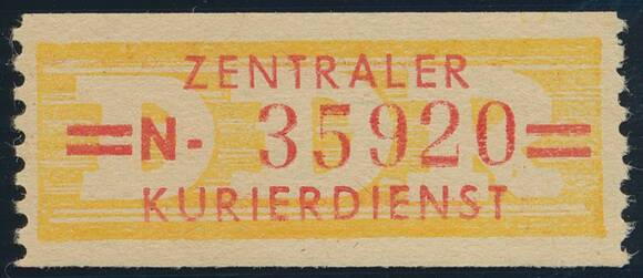 DDR-Dienst MiNr. B 17 N, Erfurt