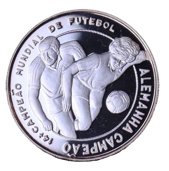 SAO TOME E PRINCIPE 1000 Dobras 1990 Fußball-WM 1990 in Italien
