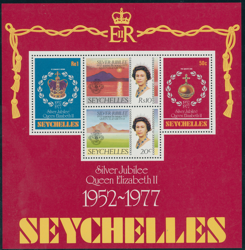SEYCHELLEN 1977 Block 8
