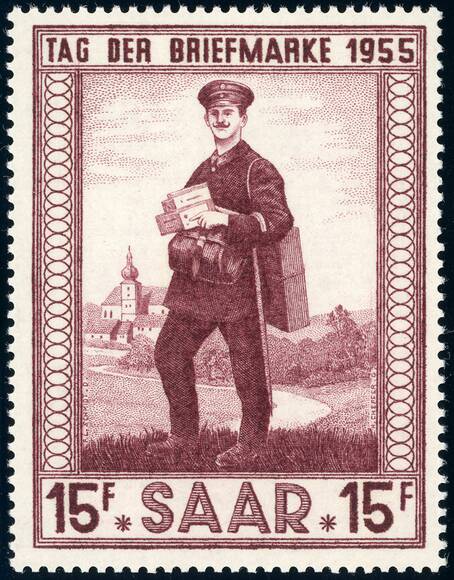 SAARLAND 1955 MiNr. 361