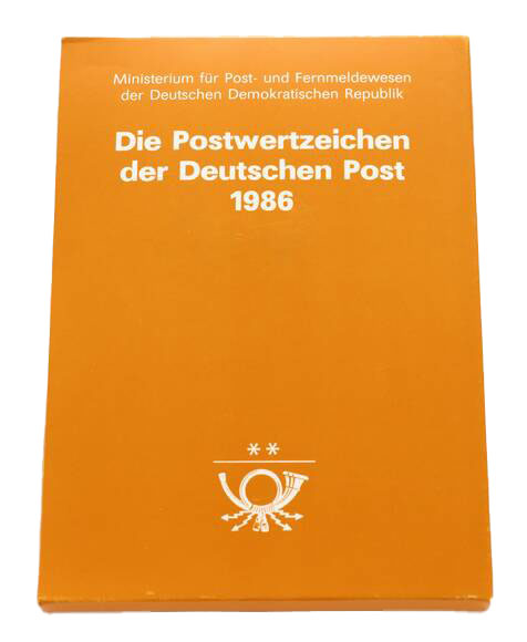 DDR 1986 Jahreszusammenstellung Jahrbuch