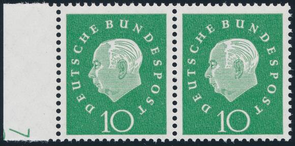 BRD 1959 MiNr. 303  DZ '7'