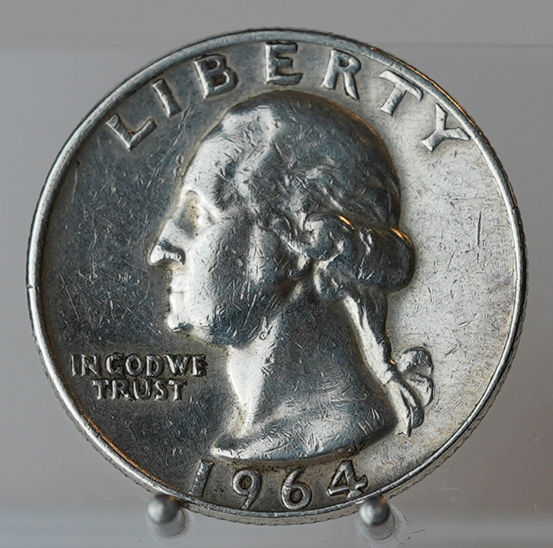 USA Quarter Dollar Silber George Washington aus 1934-1964